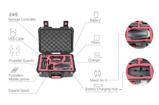 DJI PGYTECH Mavic Air – Safety Carrying Case for Mavic Air Australia (Parts) at D1 Store