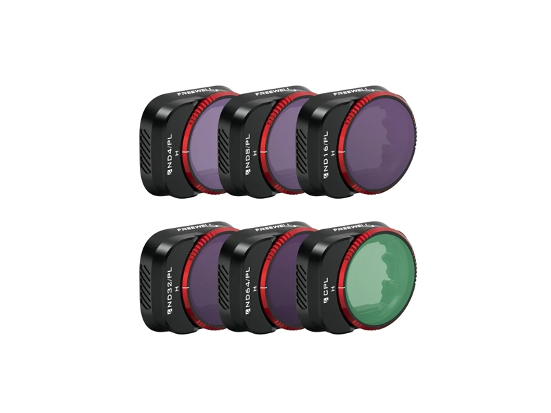 Freewell Bright Day Filters for DJI Mini 3 Series (6 Pack)