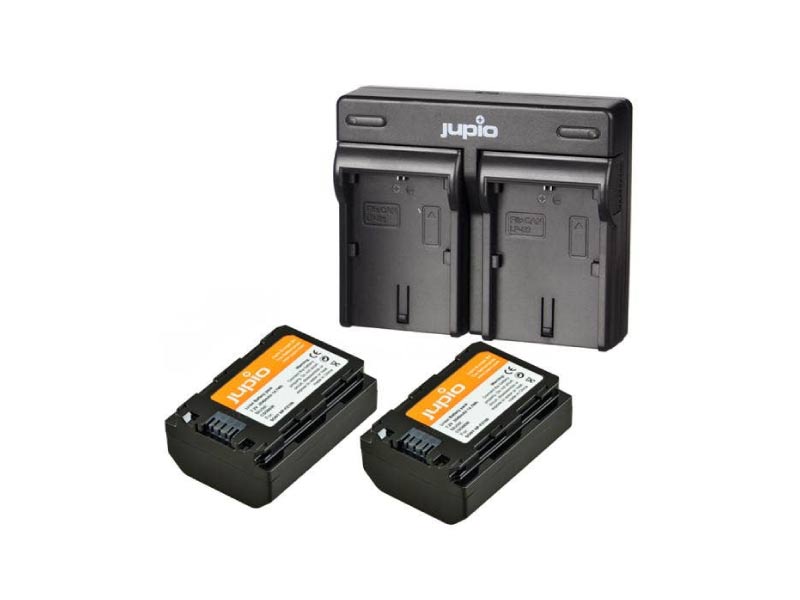 Jupio Sony NP-FZ100 Twin Battery + Dual Charger Kit