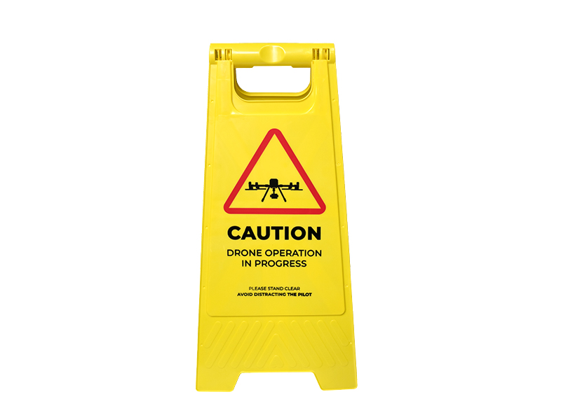 Caution Drone Safety Sign