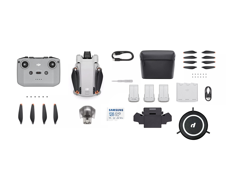 DJI Mini 3 Pro Drone with RC Controller, Fly More Kit Plus